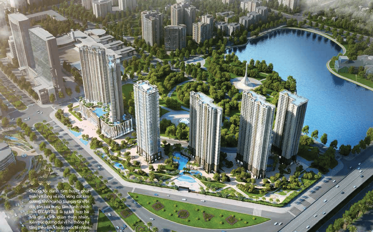 7 tòa căn hộ đẳng cấp tại D'Capitale Trần Duy Hưng góp phần không nhỏ trong việc thay đổi diện mạo đô thị phía Tây
